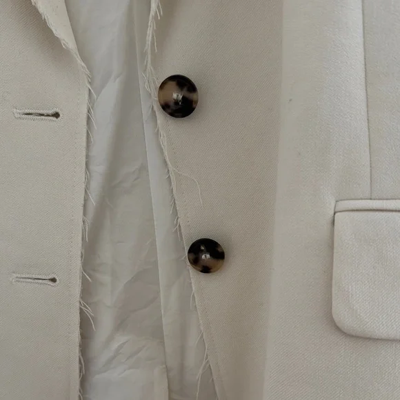 Frame Denim Off-White Blazer - Picture 3 of 5